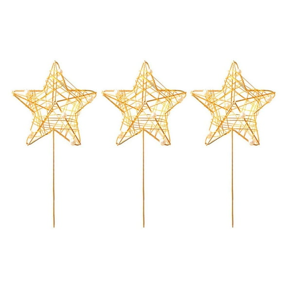Wrought Iron Pearl Cake Decorating Cards Cake Decorating Cards (Stars) 3 pcs