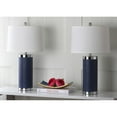 thumbnail image 6 of SAFAVIEH Leather 25 in. H Retro Column Table Lamp, Grey, Set of 2, 6 of 8