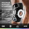 thumbnail image 3 of MODVEL Donut Knee Brace With Strap Gray (XXL), 3 of 8