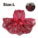 thumbnail image 2 of FloreceBien Vestido para perro, tutú para perrito, niña de flores, de una sola pieza con lazo, ropa para mascotas para boda, fiesta de cumpleaños, vestido para perrito, 2 of 5