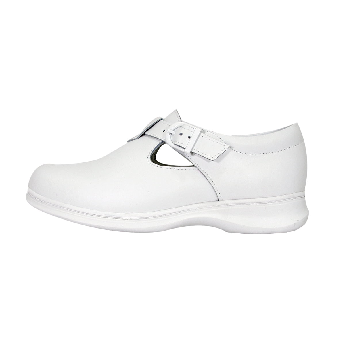 24 HOUR COMFORT Willa Wide Width Professional Sleek Shoe WHITE 12