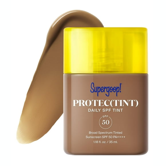 Tinte para la piel Supergoop! Protec (tinte) Daily SPF 50, luz de 40 W