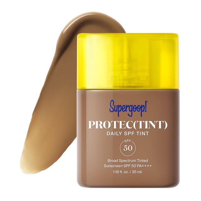 Tinte para la piel Supergoop! Protec (tinte) Daily SPF 50, luz de 40 W