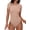 07_Light Camel, variant on ANRABESS Bodysuits for Women, Women's Short Sleeve Bodysuit Stretchy Comfy T-shirt Round Neck Basic Body Suit Tops Casual Outfits 2026 White XS