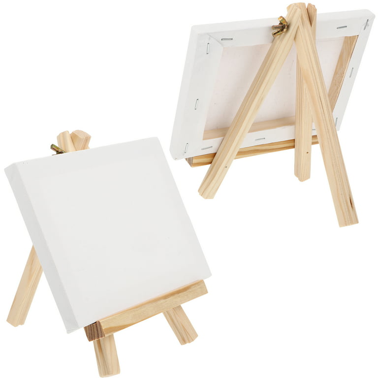 1 Set Wooden Mini Artist Easel Wood Wedding Table Stand Display Holder Canvas, Size: 23.2X20cm