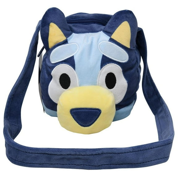 Bluey Plush Head Shaped Plush hand bag with Hangtag