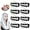 Black, variant on 8 Pack Clips with Safety Pins, Strong Chunni Grip Dupatta Setting Clips Indian for Woman Black