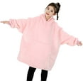 thumbnail image 3 of Comfty Blanket Hoodie Flannel Sherpa Fleece Blanket for Teen Girls Boys, 3 of 7