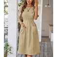 thumbnail image 1 of Vestido de poliéster,Vestido de mujer Vestido puro de poliéster para verano Vestido de mujer Rendimiento de gama alta, 1 of 6