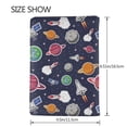 thumbnail image 3 of Pofeuu Rocket Satellite Print Travel Document Organizer Passport Holder Men Women for Family (6.5 in x 4.5 in),Wallet Holder Credit Card Clutch Bag Case, 3 of 5
