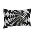 thumbnail image 2 of Bingfone 3d Vortex Illusion Standard Size Pillowcase, Long Staple Pure Cotton Envelope Closure Pillow Cover,20"X30", 2 of 9