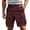 Wine -CP18, variant on Nestiefly Cargo Shorts for Men Relaxed Fit Casual Comfy Work Hiking Lightweight Shorts with Pockets Travel Lounge Short Cargo Pants 2026 Army Green M