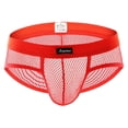 thumbnail image 2 of Calzoncillos de Malla Transpirables Ropas Interiores Lencería de Noche Bóxer Slips para Hombres SG, 2 of 9