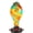 Ribbon, variant on LUJII Hummingbird Feeder, Hand Blown Glass Hummingbird Feeder, Never Fade, 36 Fluid Ounces, 5 Feeding Metal Stations, Much Bigger, Garden Backyard Decorative, Containing Ant Moat (Blue)