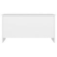 thumbnail image 2 of vidaXL Coffee Table White 102x55.5x52.5 cm Engineered Wood, 2 of 5
