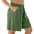 thumbnail image 2 of Women High Waist Wide Leg Loose Casual Shorts With Pockets Plus Size Beach Vacation Daily Loungewear Walking Outfits, 2 of 4