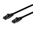 thumbnail image 5 of Monoprice Cat6A Flexible TPE Patch Cable - 2 Feet - Black | UTP, 24AWG, 500MHz, Pure Bare Copper, Snagless RJ45, Ethernet Cable - Flex Series, 5 of 6