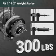 Yeshouse 400 lb Home Gym Machine, Full Body Workout Station with Pulley System, Fits 1 & 2 Plates (Plates Not Included)