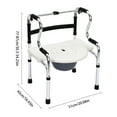thumbnail image 2 of Folding Shower Chair for the Elderly, Pregnant Women, Arthritis Sufferers, or Those Recovering From Injury or Surgery for Homes, Hospitals, Nursing Homes, Welfare Houses, 2 of 12