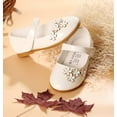 thumbnail image 5 of Girls Dress Shoes Mary Jane Flats Princess Flower Shoes Ballet Flats Party School Wedding Shoes(Toddler/Little Kid/Big Kid), 5 of 6