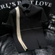 thumbnail image 3 of Camisetas de hombre con cuello empalmado y ropa de calle, polo sin logotipo, camiseta blanca para hombre, ropa de poliéster y algodón de alta calidad, suave, 3 of 5