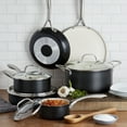 thumbnail image 2 of Denmark Tools for Cooks 10 Piece Monaco Nonstick Aluminum Cookware Pots Pans Set, Black, 2 of 8
