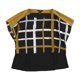 thumbnail image 1 of Alfani Womens Windowpane Kimono Top Blusa, Negro, 14W Alfani parte superior del kimono, 1 of 1