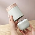 thumbnail image 4 of MesaSe FeiraDeVaidade Stainless Steel Double Layer Soup Cup Cereal On The Go Cup Breakfast Cup With Lid And Spoon Food Container Pot, 4 of 7