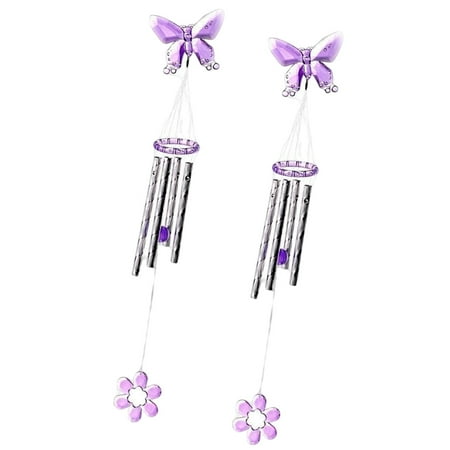 2x 16 Wind Chimes Pendant Decor Props Crafts Cute Aluminum Windchimes Wall Hanging Bells for Patio, Outdoor, Home, , Car