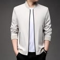 thumbnail image 5 of Men's Business Casual Jacket Spring Jacket Solid Color, 5 of 5