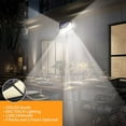 thumbnail image 5 of Solar Lights Outdoor,6Pcs Solar Motion Sensor Lights 100 LED,Security Wall Night Light,IP65 Waterproof Wireless Lights with 3 Switch Modes for Yard(6 Pack), 5 of 7