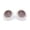 White Yellow - Brown, variant on Womens Hippie Bold Daisy Flower Trim Circle Lens Plastic Retro Sunglasses White Yellow - Smoke