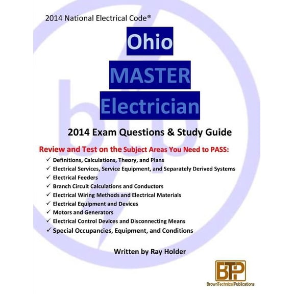 Ohio 2014 Master Electrician Study Guide (Paperback)