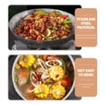 thumbnail image 4 of Sukiyaki en Acier Inoxydable Pot à Soupe avec Couvercle Style Japonais Pot à Fruits de Mer, 4 of 5