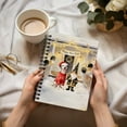 thumbnail image 3 of Happy New Year 2026 Dalmatian Santa Gnome Holiday Party Snow Spiral Bound Journal Dog Lover 5x7in Spiral Notebook - 13019, 3 of 5