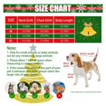 thumbnail image 2 of Vestido navideño para perro LAPOHI de terciopelo rojo con lazo, talla XL, 2 of 6