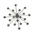 thumbnail image 6 of Things2Die4 Zeckos Silver Metal Sunburst Wall Mounted Hanging Sculpture Set of 3, 6 of 7