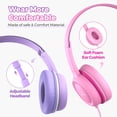 thumbnail image 4 of Auriculares vinamass A63 2+1 para niños con cable y límite de volumen de 85 dB, 4 of 6