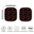 thumbnail image 3 of Yuyamidu Red Cherry Car Sunshade for SUV Truck Van Foldable Windshield Shades for Car SUV Truck Accessories 2 Pack Universal Car Window Shade Foldable UV Ray Sun Visor, 3 of 5