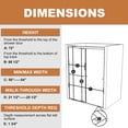 thumbnail image 3 of JimsMaison 50-54"W x 72"H Semi-Frameless Sliding Shower Door,Tempered Glass, Matte Black, 3 of 9