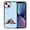 Basset Hound Dog Lying Down Looking Up, variant on WIRESTER Shockproof Soft Rubber Cover Case for Apple iPhone 13 6.1" 2021, Schnauzer Dog Butt Looking Back On Light Blue Background