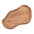 thumbnail image 5 of Fancyes Acacia Wood Serving Tray Sushi Plate Food Dish Cake Appetizer Plate Rustic Cheese Board Kitchen Fruit Plate Board A, 5 of 8