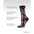 thumbnail image 3 of MeMoi Perfect Together Coffee & Cupcake Bamboo Blend Crew Socks - Mens - Male, 3 of 7