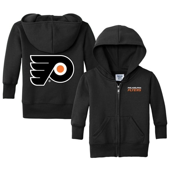 Infant Chad & Jake Black Philadelphia Flyers Logo Full-Zip Hoodie Jacket