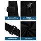 thumbnail image 5 of Bandolera Iioscre, unisex, ajustable, de pana, con forma de media luna, 5 of 6