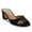 Black, variant on YDN Women Open Square Toe Slide Sandals Slip on Low Chunky Heel Mules Casual Dressy Shopping Heeled Slides Size 7 Red
