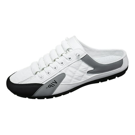 2024 Men s New Spring Leather Tennis Shoes for Men Casual and Autumn Fisherman s Shoes Mens Slip on Casual Shoes Slip on Shoes