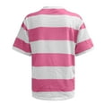 thumbnail image 6 of Weikingp Striped Top Womens Tops Casual Ladies Spring Summer Solid Color Printed Casual Comfortable Women's Tops Short Sleeve Tops Tshirts Shirts For Women Pink M, 6 of 6