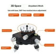 thumbnail image 5 of Laser Level Adapter Micro-adjust Fine Metal 360-Degree Rotating Base Tripod Connector, Standard 1/4 "-20 Male Thread Compatible with most Laser Level Devices, 5 of 5