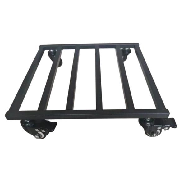 Heavy-Duty Mobile Pallet Base with Casters, High Load Capacity for Warehouse Workshop Use